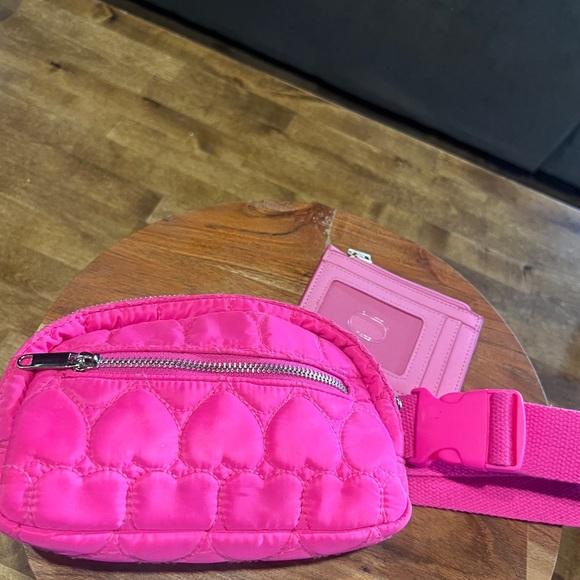 Wild Fable Hot Pink Fanny Pack with card wallet - Picture 3 of 9